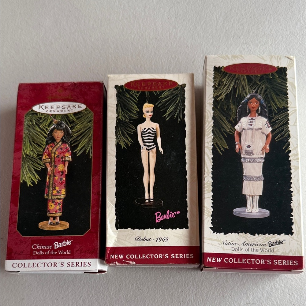 Barbie Collector's Series Dolls - Red, Black, White